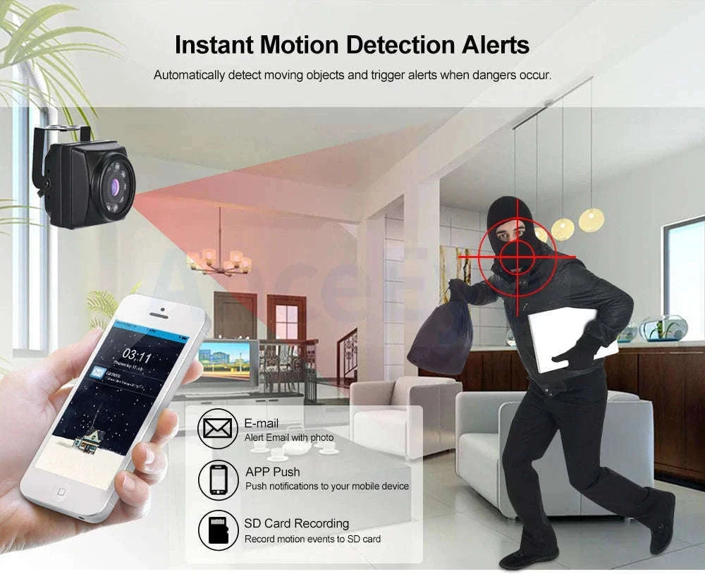 8MP WiFi IP Security Camera with Motion Detection and IP66-8MP POE / 2.8mm