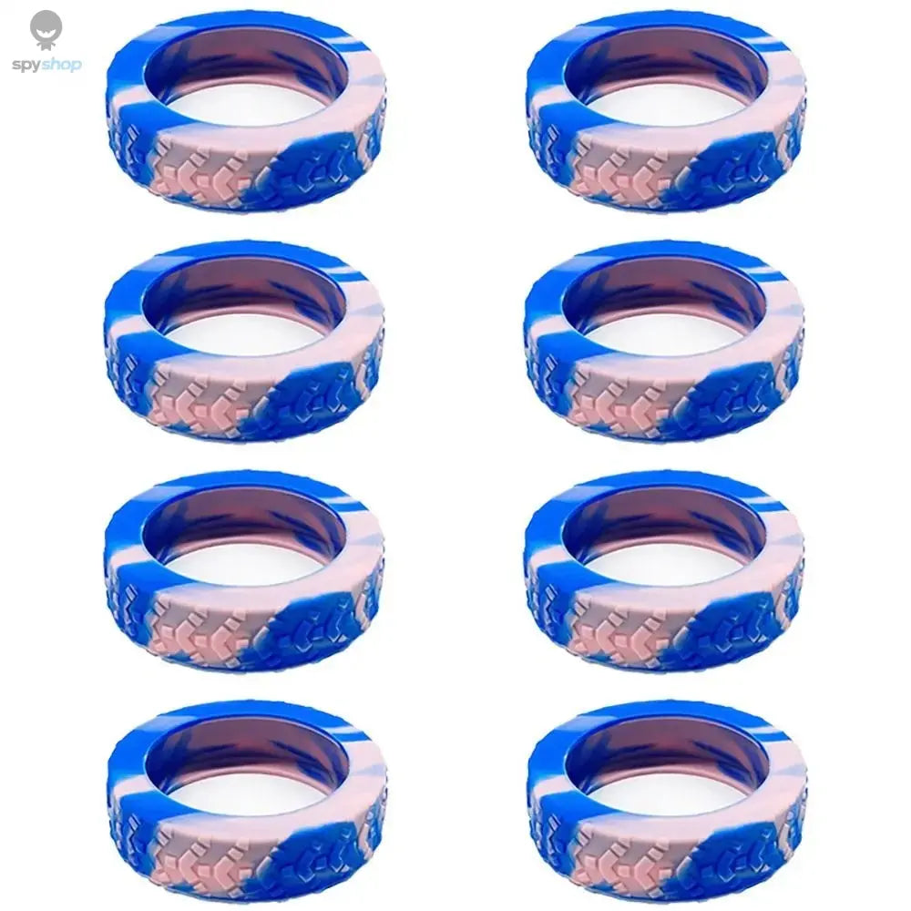 8pcs Travel Luggage Caster Shoes Silicone Suitcase Wheels Protection Cover Reduce Noise Trolley Box Casters Cover Spy-shop.com