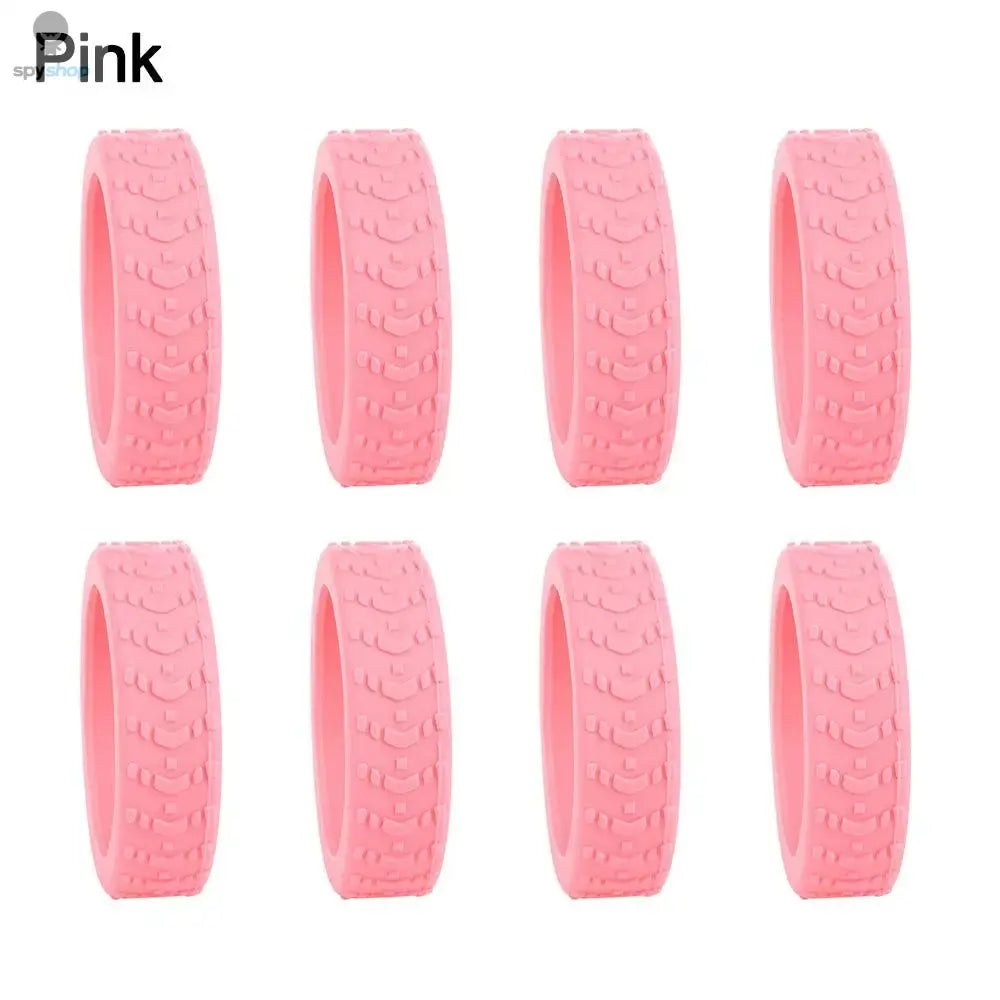 8pcs Travel Luggage Caster Shoes Silicone Suitcase Wheels Protection Cover Reduce Noise Trolley Box Casters Cover Spy-shop.com