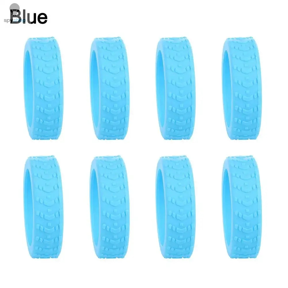 8pcs Travel Luggage Caster Shoes Silicone Suitcase Wheels Protection Cover Reduce Noise Trolley Box Casters Cover Spy-shop.com