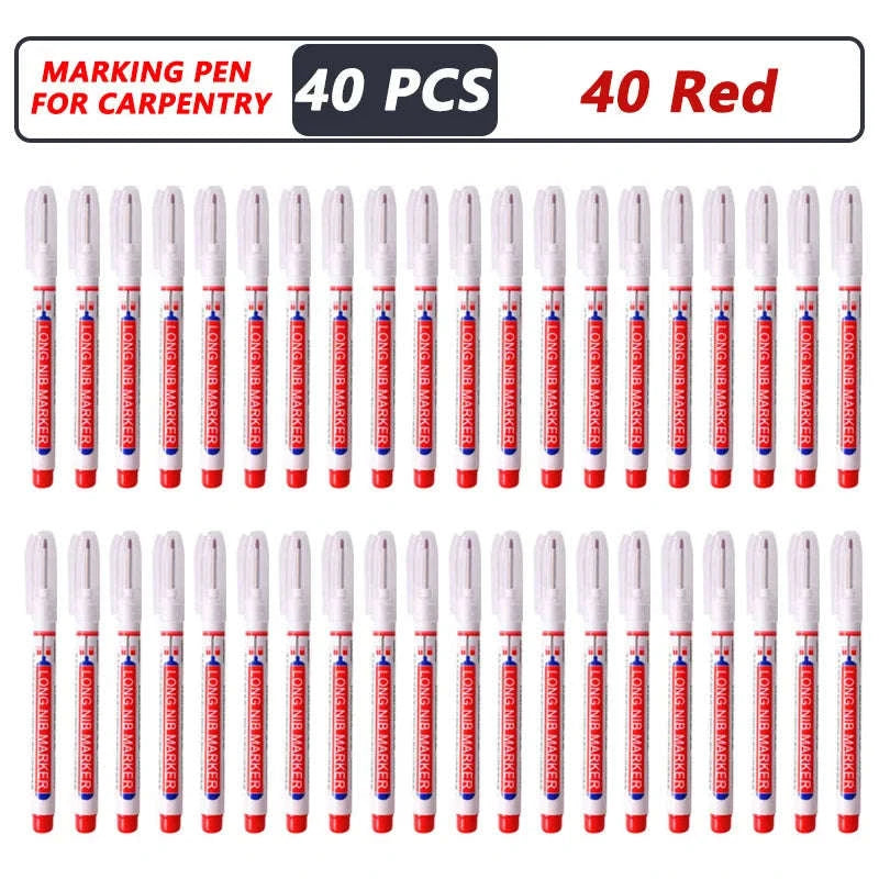 8Pcs Deep Hole Markers for Precision Marking-4Red 4Blue