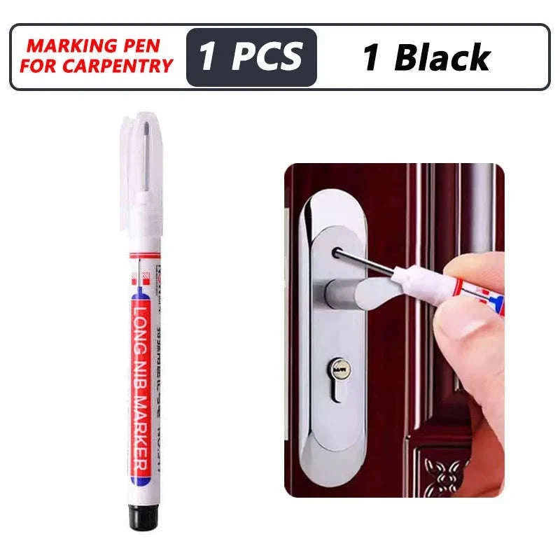 8Pcs Deep Hole Markers for Precision Marking-4Red 4Blue
