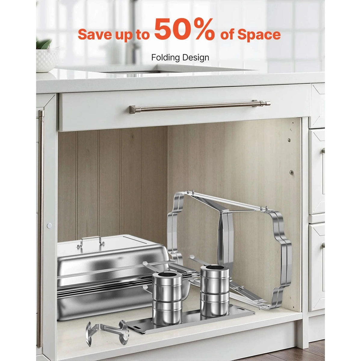 8Qt Stainless Steel Chafing Dish Buffet Set-6 packs / spain