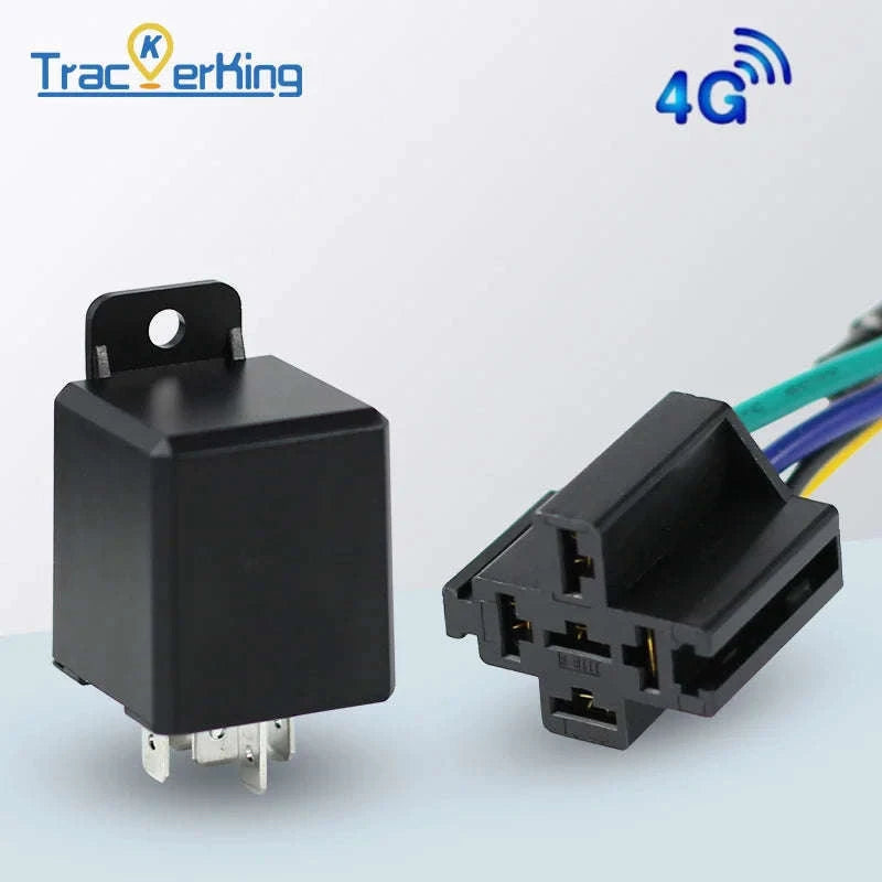 9-90V 4G GPS Relay Tracker with Alerts and ACC Status-DK09 4G / None