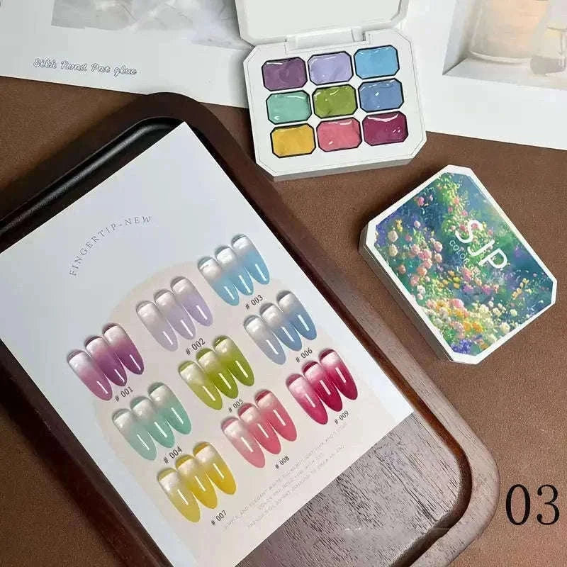 9-Color Peelable UV/LED Gel Nail Polish Palette-04