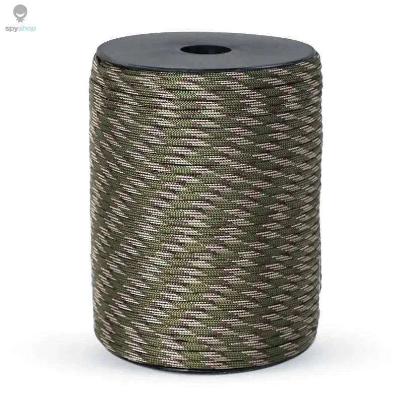 9-Core 4mm Paracord Rope for Camping, DIY, and Everyday Use-Black / 100M