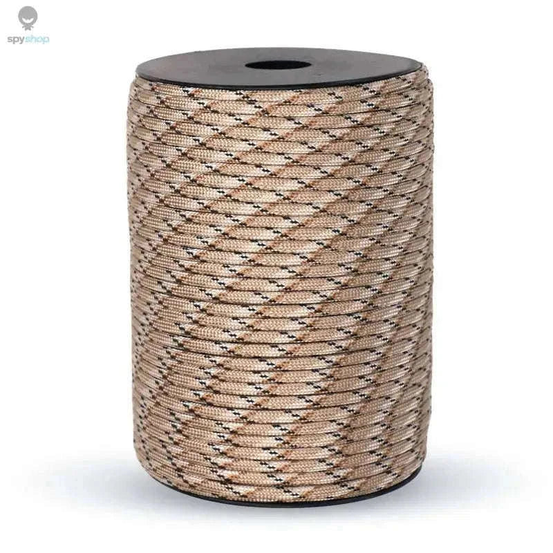 9-Core 4mm Paracord Rope for Camping, DIY, and Everyday Use-Black / 100M