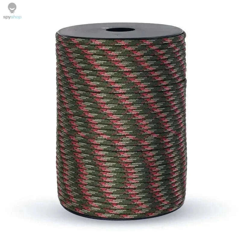 9-Core 4mm Paracord Rope for Camping, DIY, and Everyday Use-Black / 100M