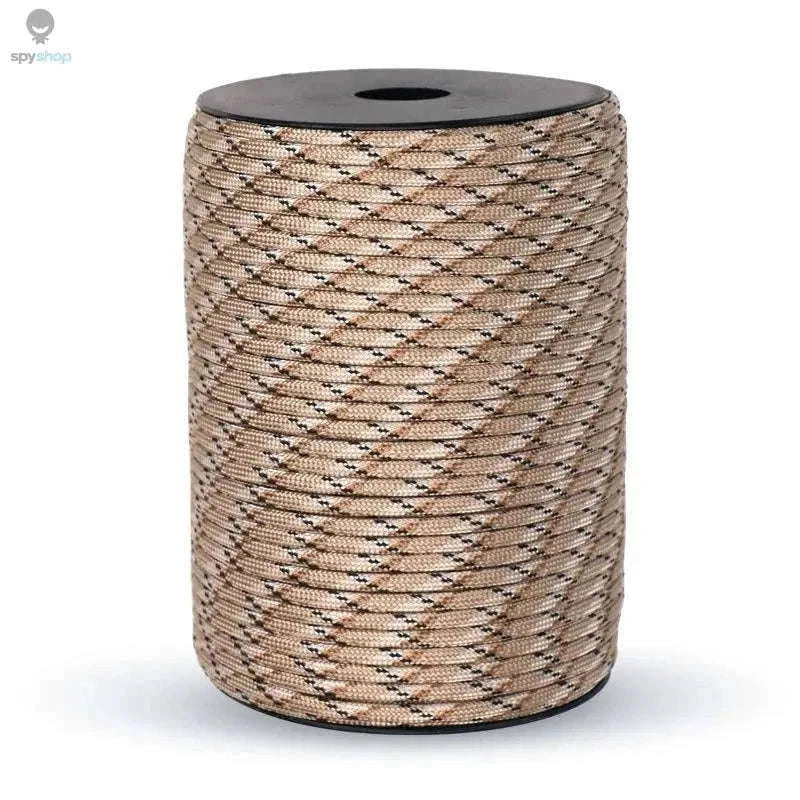 9-Core 4mm Paracord Rope for Camping, DIY, and Everyday Use-Black / 100M