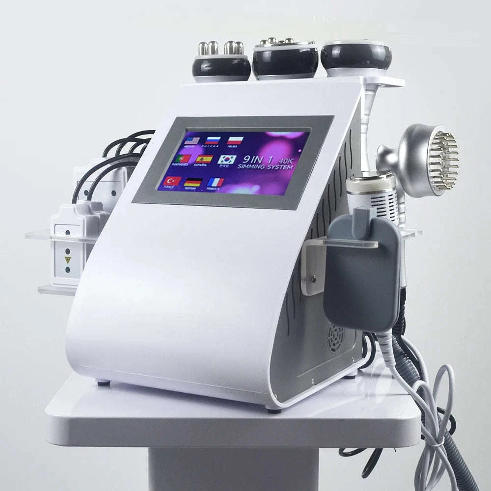 9-in-1 40K Cavitation Body Slimming Machine-US PLUG / US Plug / United States