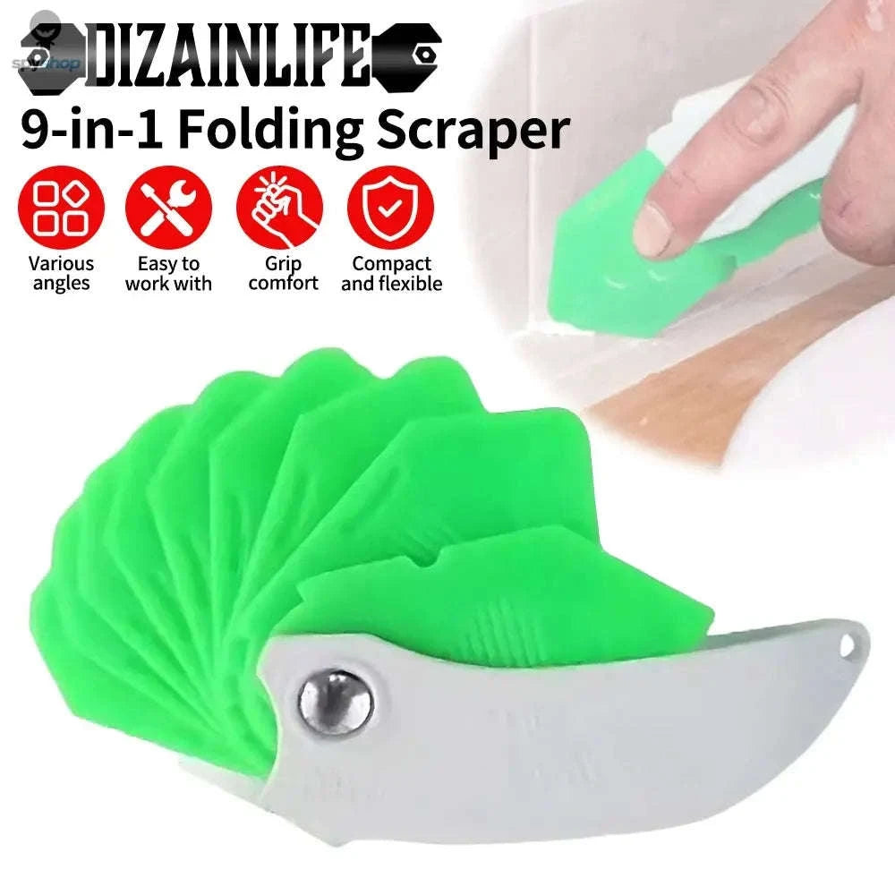 9-in-1 Silicone Caulking Tool Professional Sealant Spreader-Default Title