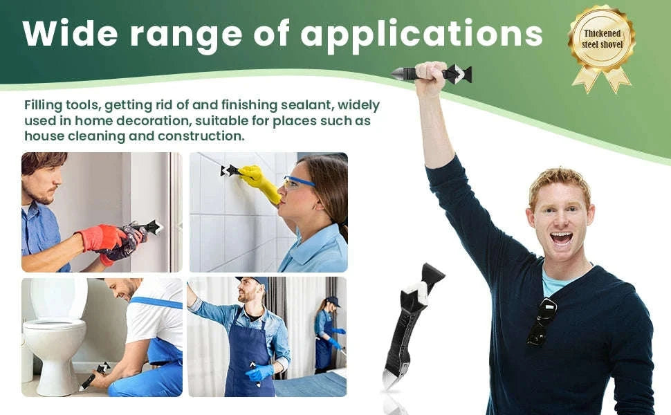 9-in-1 Silicone Remover Sealant Tool Kit-5 in 1 Set