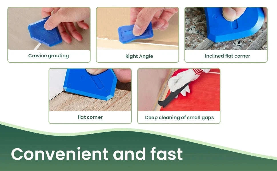 9-in-1 Silicone Remover Sealant Tool Kit-5 in 1 Set