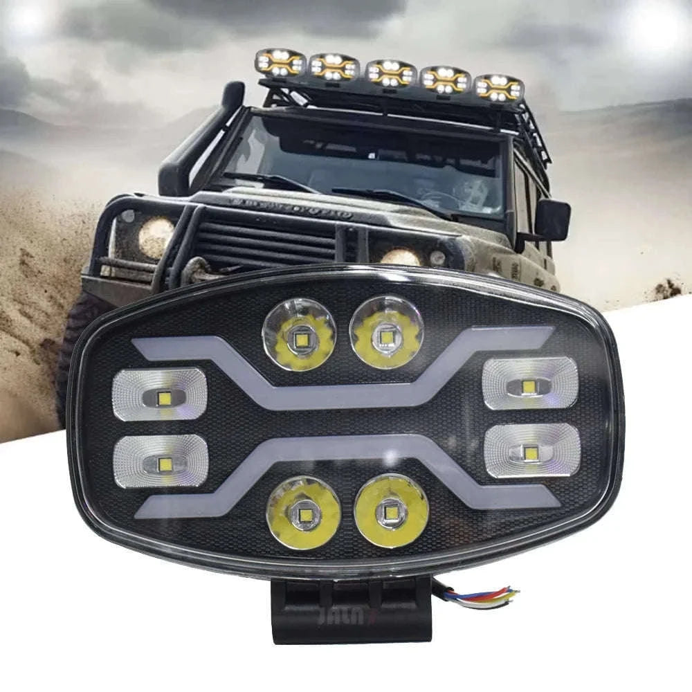 9 Inch LED Driving Light 100W 22000LM Spot Beam 6000K IP68-100W 1pc