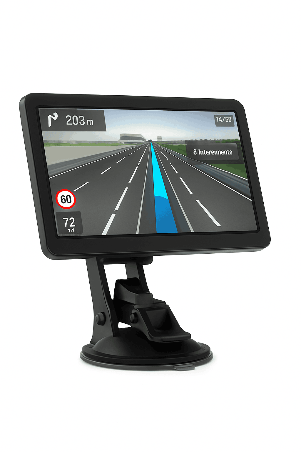 9 Inch Truck GPS Navigation with UK & Europe Maps-9" / Europe / United Kingdom|black