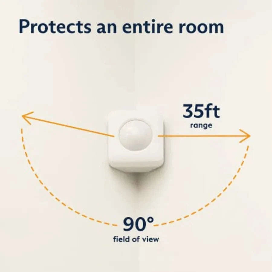 9 Piece Wireless Home Security System with HD Camera-United States / White