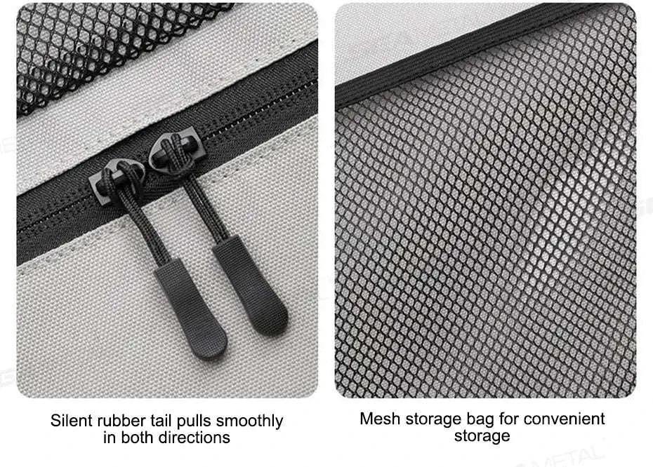 9-Pocket Car Seat Back Organizer with Zipper-Gray