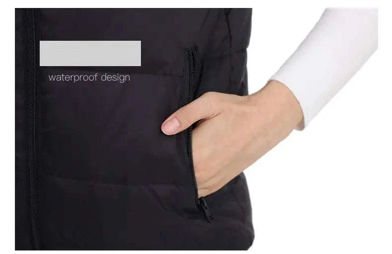 9‑Zone Graphene Heated Jacket for Men & Women-9 areas heated black / XXL