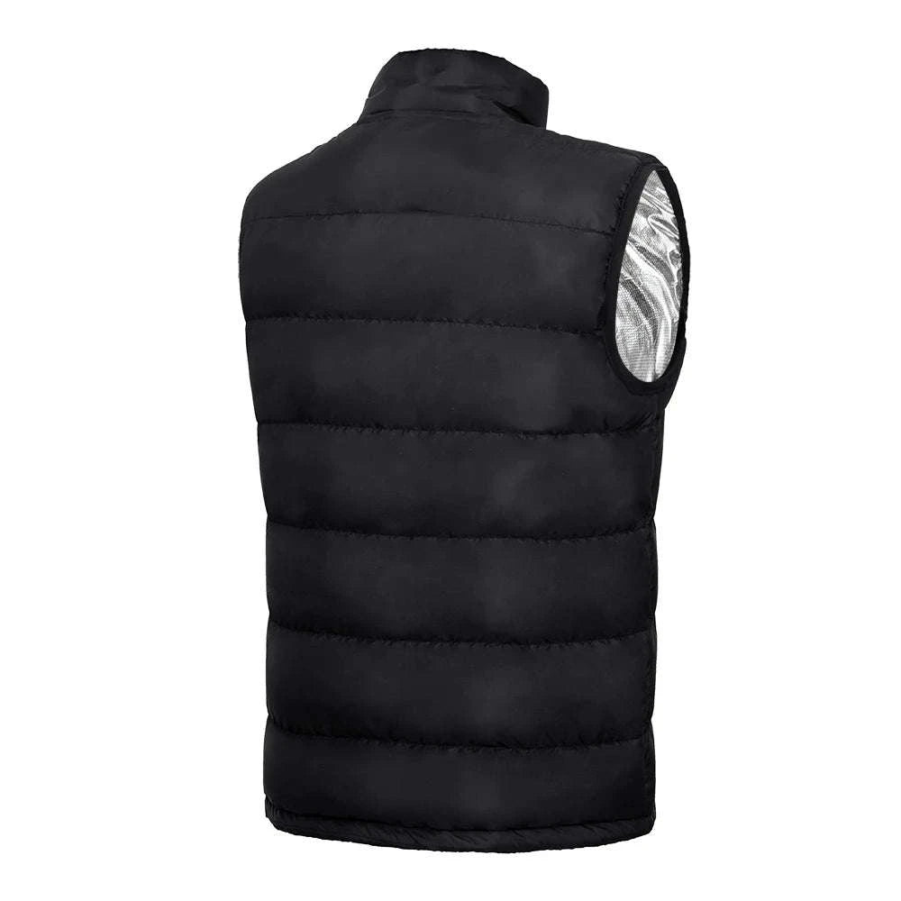 9‑Zone Graphene Heated Jacket for Men & Women-9 areas heated black / XXL