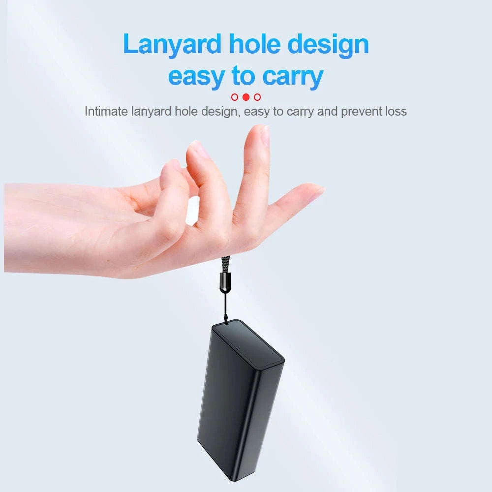 900-Hour Voice Activated Recorder 64GB USB Flash Drive-black / 16 GB