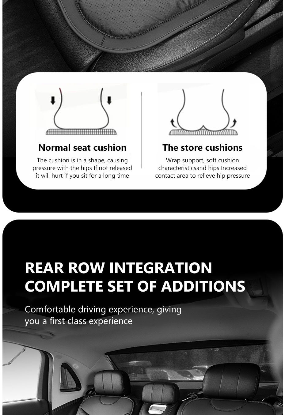 SEAMETAL Breathable Car Front Seat Cover Wear-Resistant Anti Slip Car Seat Cushion Protection Cover Universal for Sedan Suv Mpv