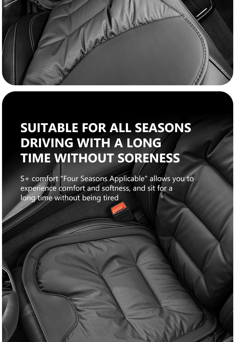 SEAMETAL Breathable Car Front Seat Cover Wear-Resistant Anti Slip Car Seat Cushion Protection Cover Universal for Sedan Suv Mpv