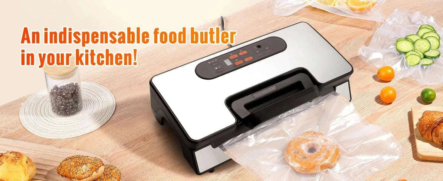 90Kpa Vacuum Sealer Machine with Dual Pumps & Starter Bags-130 W / spain