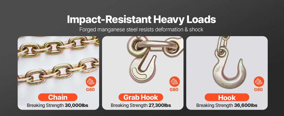 9200 lbs Ratchet Chain Binder for 3/8 in to 1/2 in Chains-9200 lbs / france