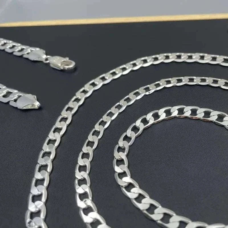 925 Sterling Silver Chain Necklace for Men and Women-LN027-2mm / 45cm