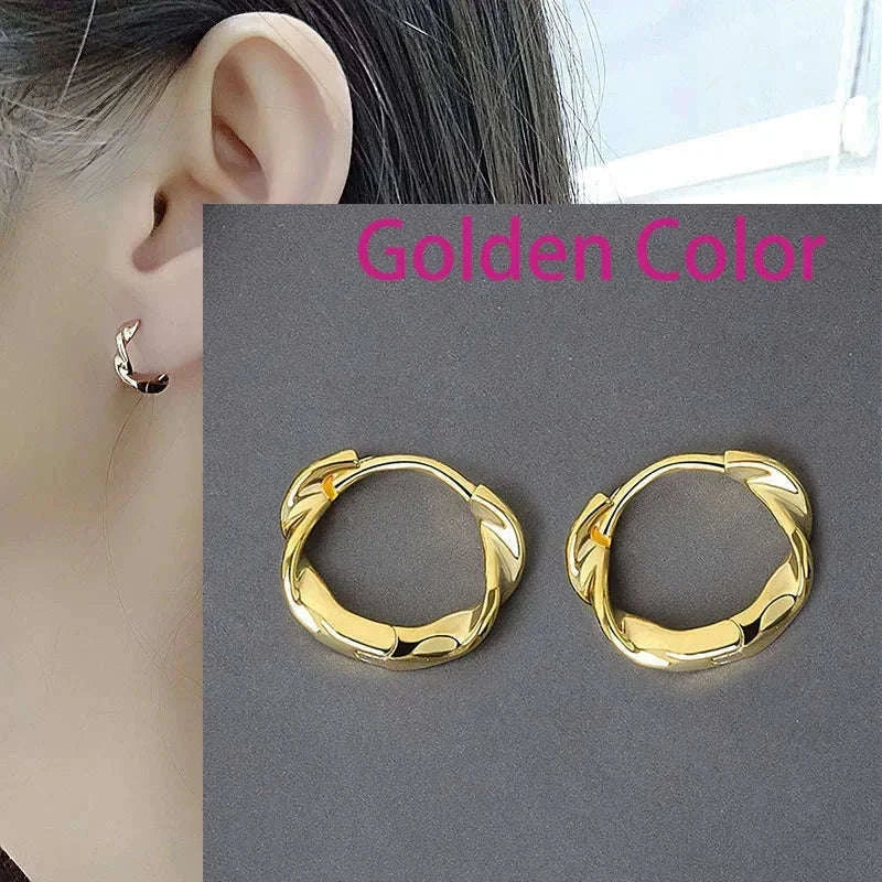 925 Sterling Silver CZ Star Moon Asymmetric Hoop Earrings-30HLZY4617-01