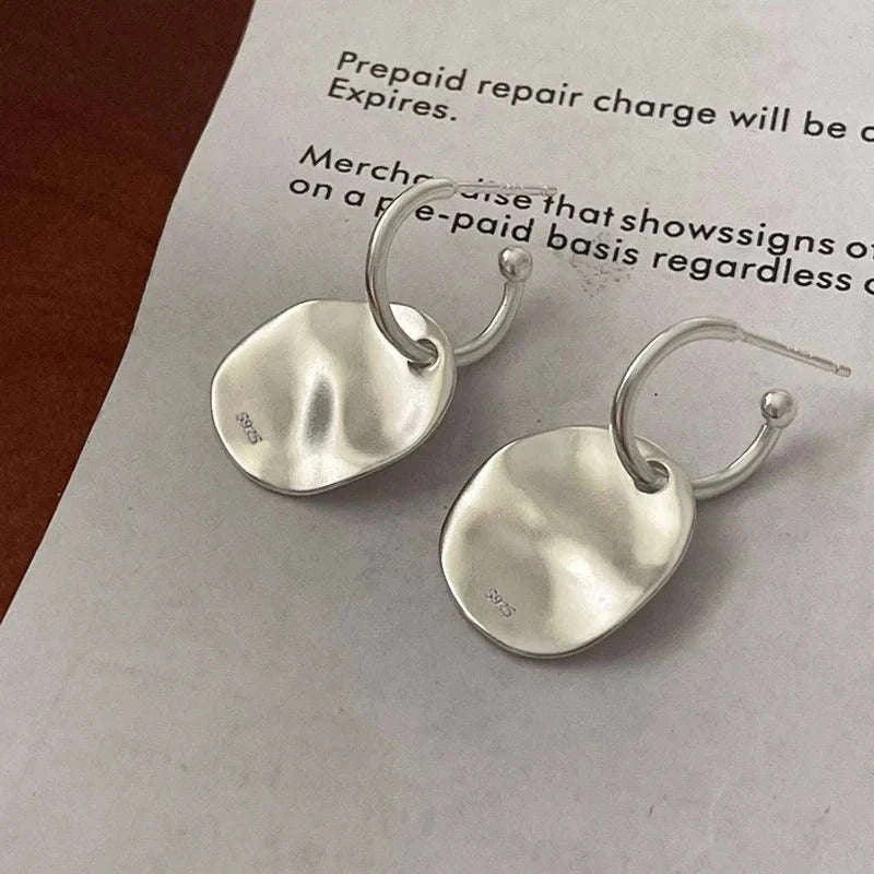 925 Sterling Silver CZ Star Moon Asymmetric Hoop Earrings-30HLZY4617-01