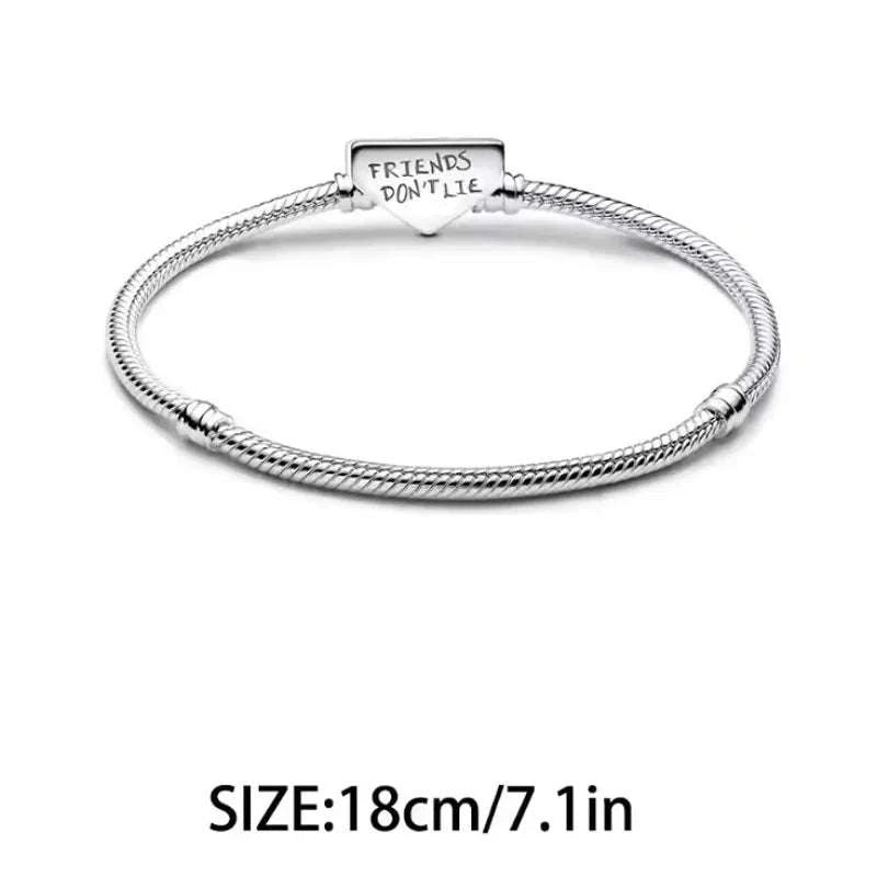 925 Sterling Silver Night Lamp Heart & Magic Flower Monster Pendant Charm-BMT1334