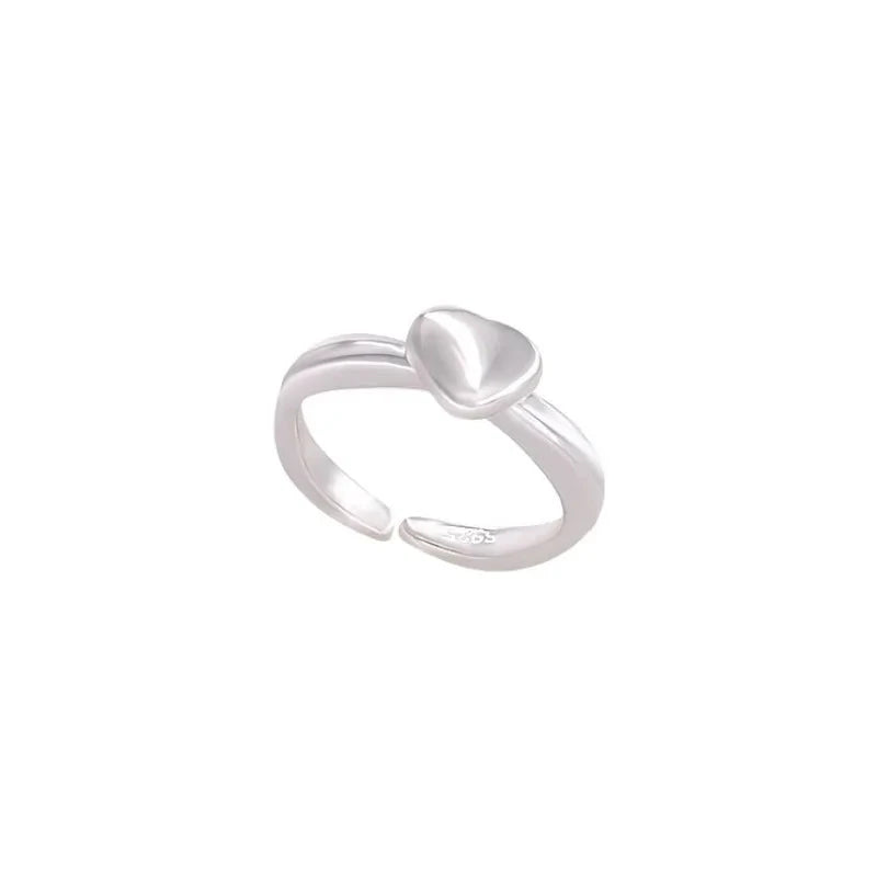 925 Sterling Silver Plated Hetian Jade Bamboo Ring-32WAA7448
