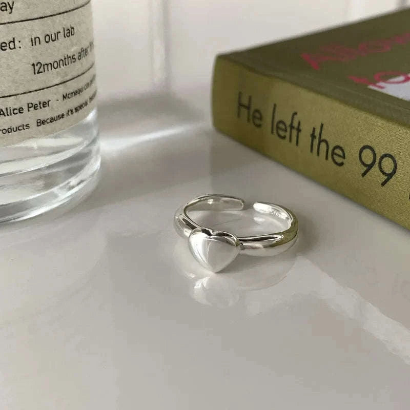 925 Sterling Silver Plated Hetian Jade Bamboo Ring-32WAA7448