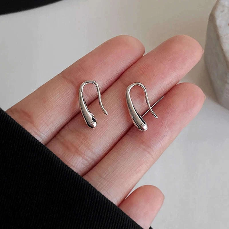 925 Sterling Silver Water Drop Earrings for Women-Gold