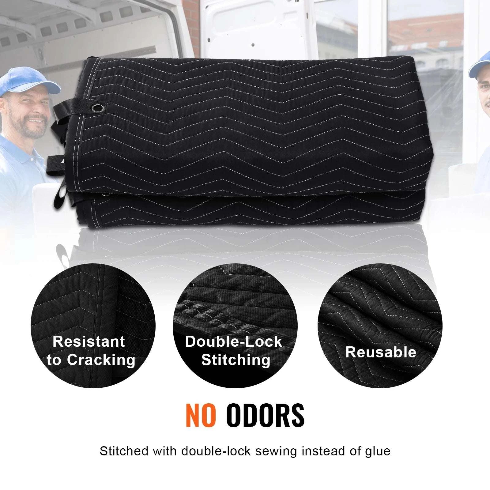96 x 80 Sound Dampening Blanket with Grommets for Studio & Home-96 x 80in / CZECH REPUBLIC