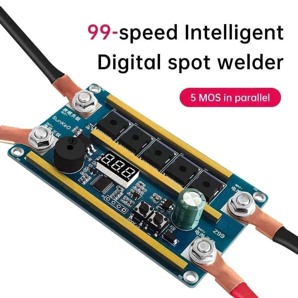 99 Gears 12V Spot Welder Kit for Battery Pack Building-B