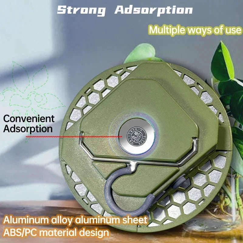 9900mAh Rechargeable Camping Lantern with Magnet and USB Charging-Green-MOS-13-Y