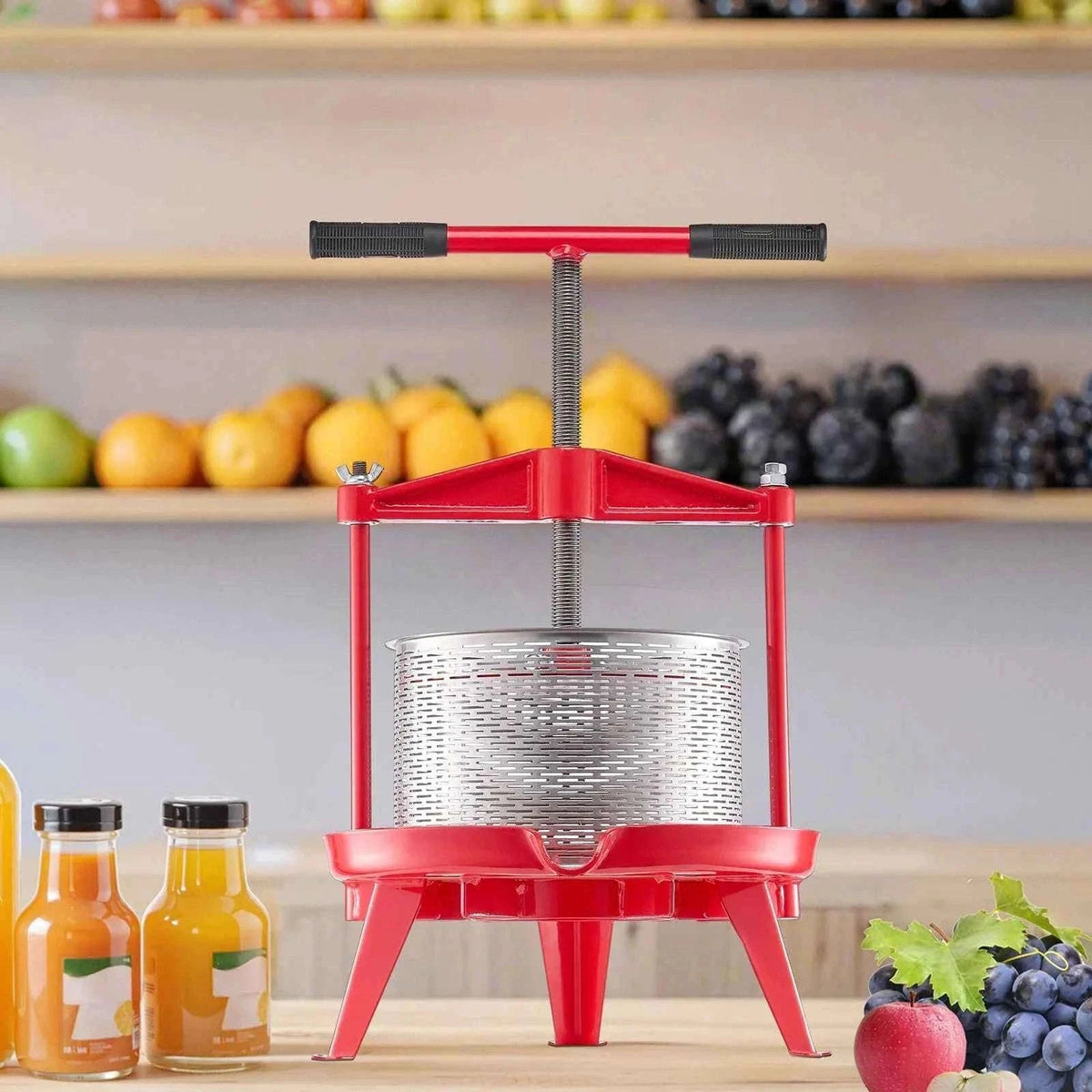 9L/14L Fruit Wine Press Stainless Steel Manual Juice Maker-14L / spain