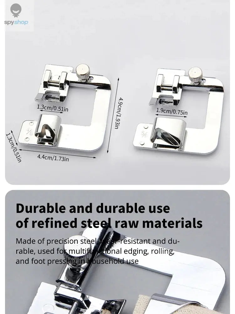 9mm /13mm /19mm /25mm Sewing Machine Foot Press Foot Rolled Hem Feet Household Multi Functional Sew Accessories Spy-shop.com