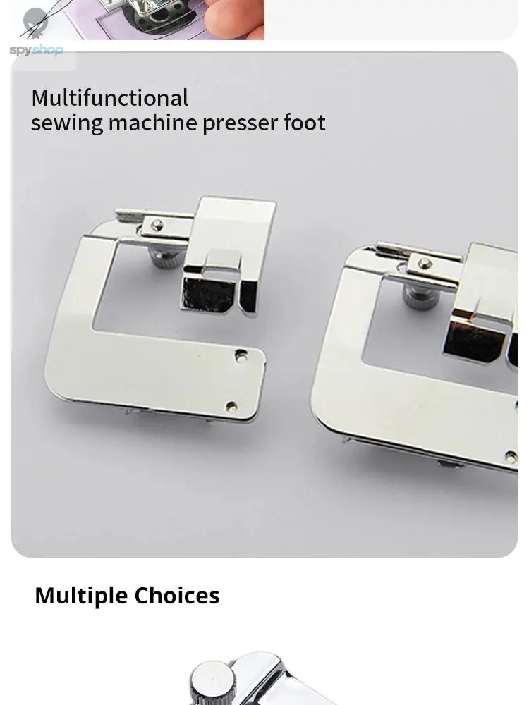 9mm /13mm /19mm /25mm Sewing Machine Foot Press Foot Rolled Hem Feet Household Multi Functional Sew Accessories Spy-shop.com