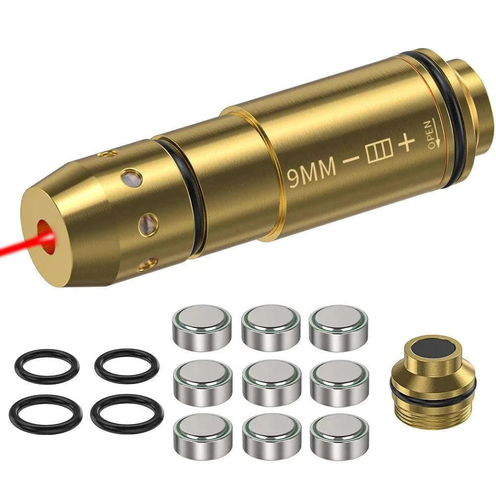 9mm Laser Training Cartridge for Dry Fire Pistol Practice-9MM cone head / United States