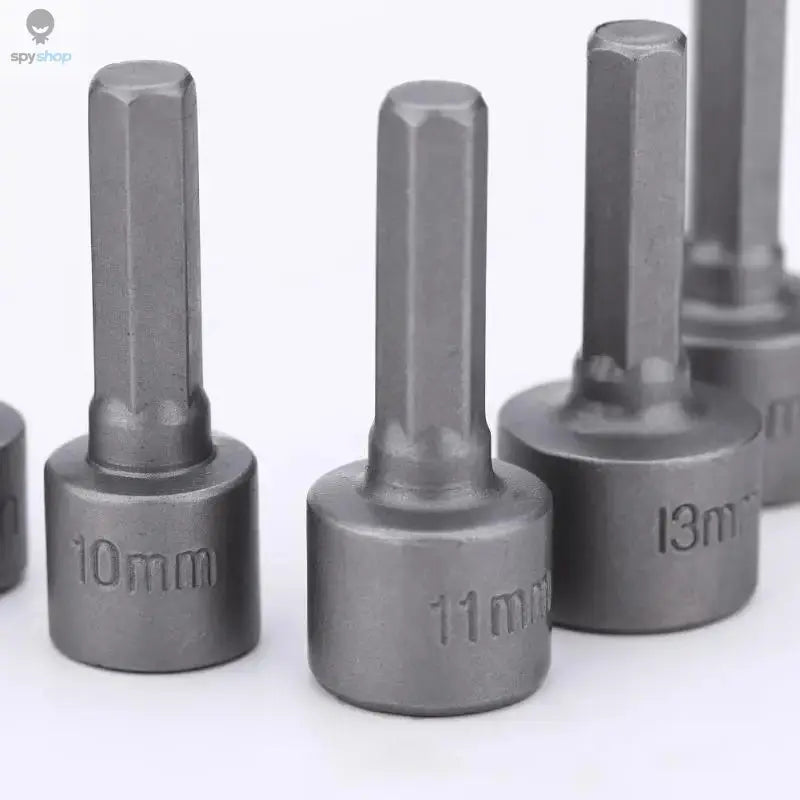9pcs/set 5mm-13mm Hex Sockets Sleeve Nozzles Nut Driver Set Screwdriver Set Schroevendraaier Set Bits Sets Tools Socket Wrenches 