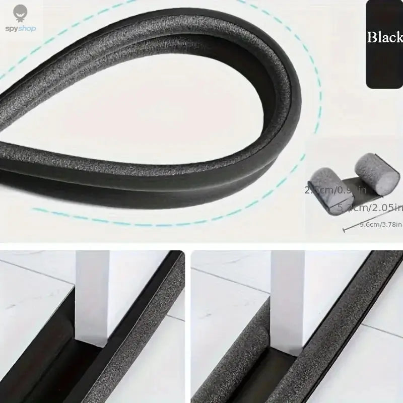 A Sealing Strip Door Seam Door Bottom Sealing Strip Sound Insulation Wind Strip Foam Tape Bedroom Door Gap Waterproof Handwork Spy-shop.com