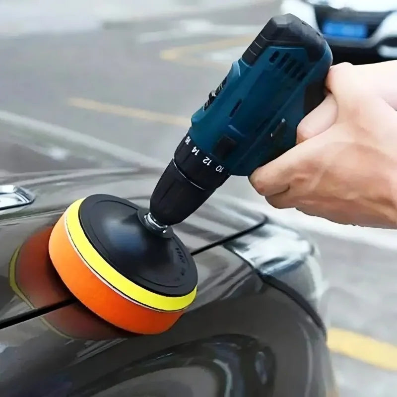 6-Piece Car Polishing and Waxing Kit for Drills, 3-Inch