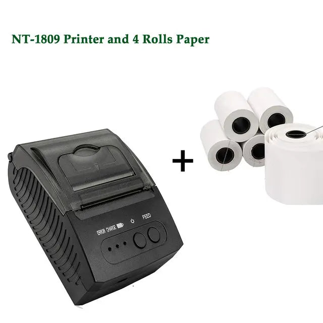 Impresora térmica de recibos de 58 mm y opciones de papel