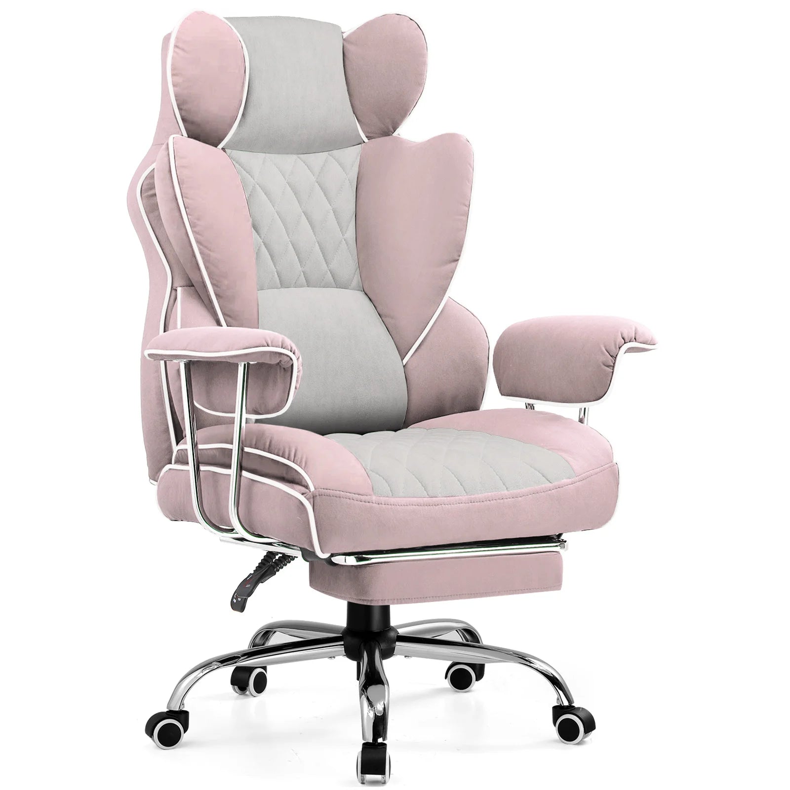 Big and Tall Ergonomic Gaming Chair with Lumbar Support & Footrest