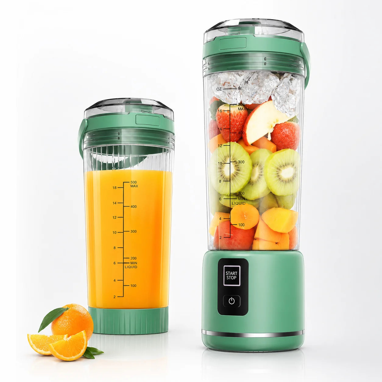 18 oz Portable Cordless USB-C Rechargeable Personal Blender