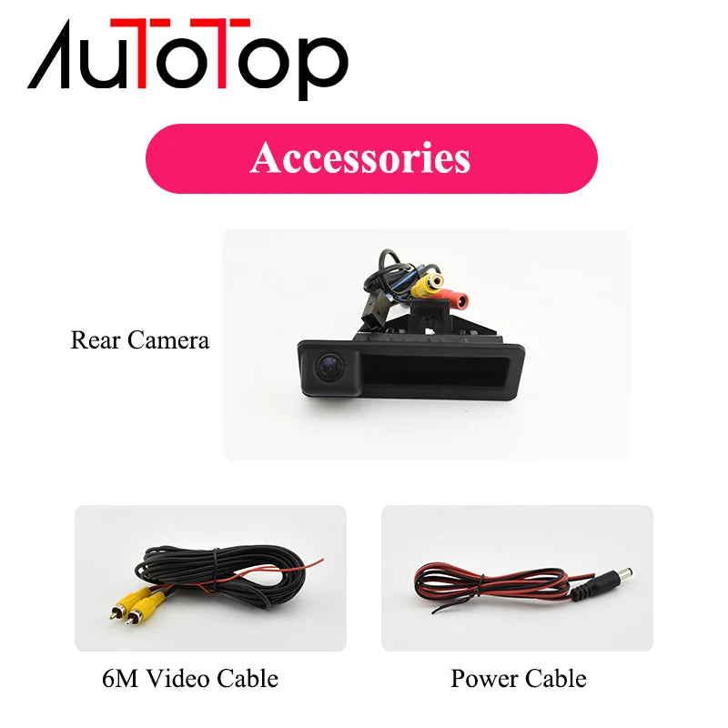 BMW Reverse Camera Backup Trunk Handle Rear View Parking Camera