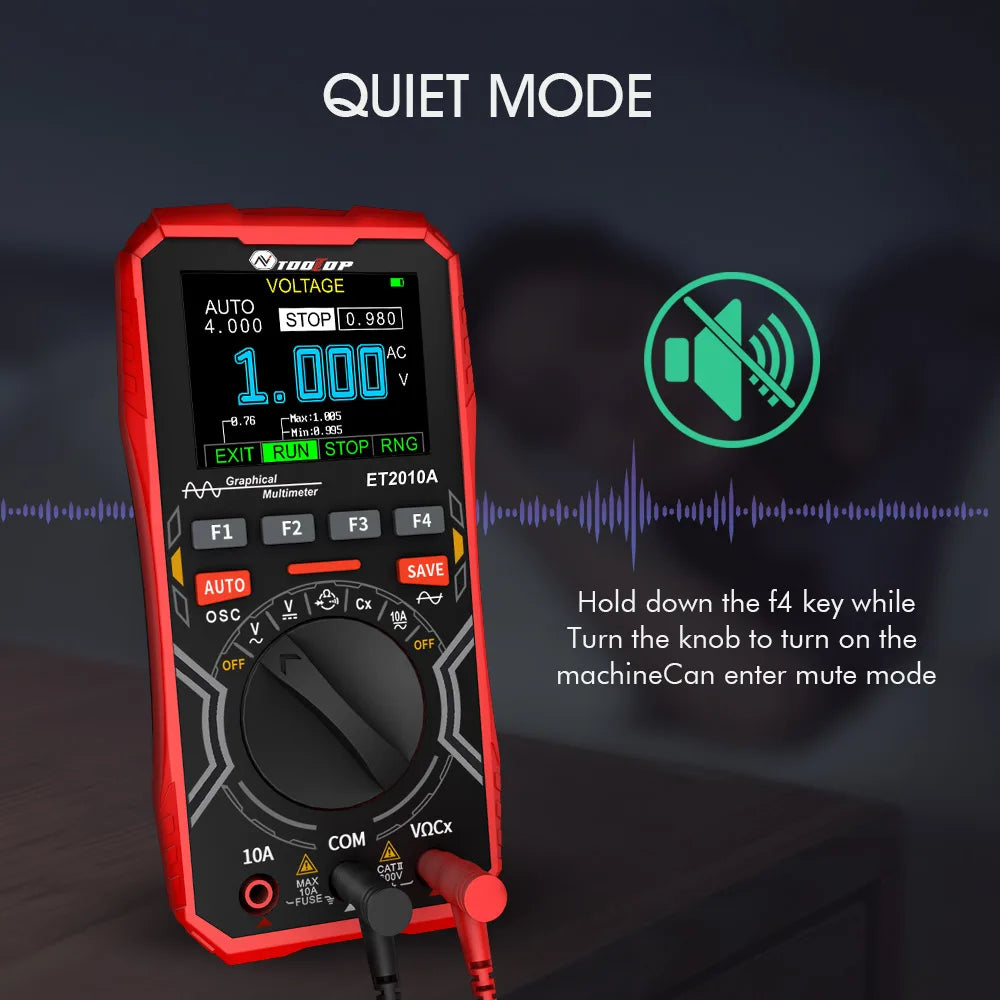 Oscilloscope multimètre portable ET2010A